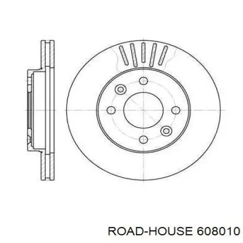 608010 Road House диск гальмівний передній