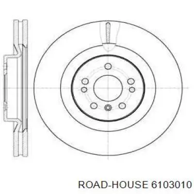 6103010 Road House диск гальмівний передній