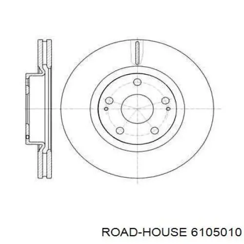 6105010 Road House диск гальмівний передній