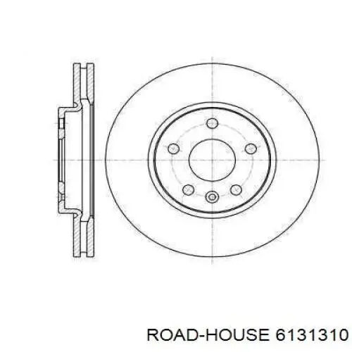 6131310 Road House диск гальмівний передній