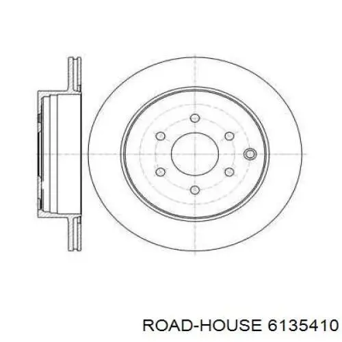 6135410 Road House диск гальмівний задній