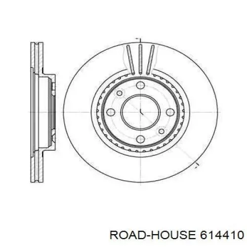 614410 Road House диск гальмівний передній