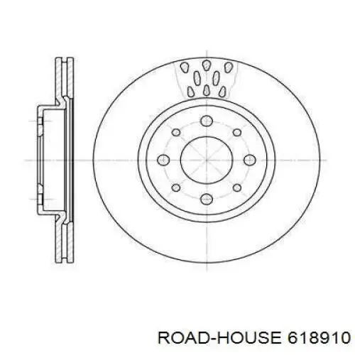618910 Road House диск гальмівний передній