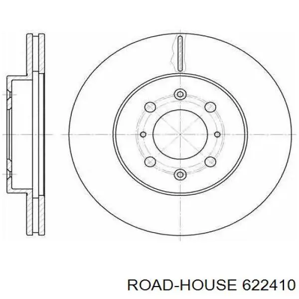 622410 Road House диск гальмівний передній