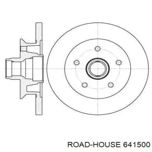 641500 Road House диск гальмівний передній