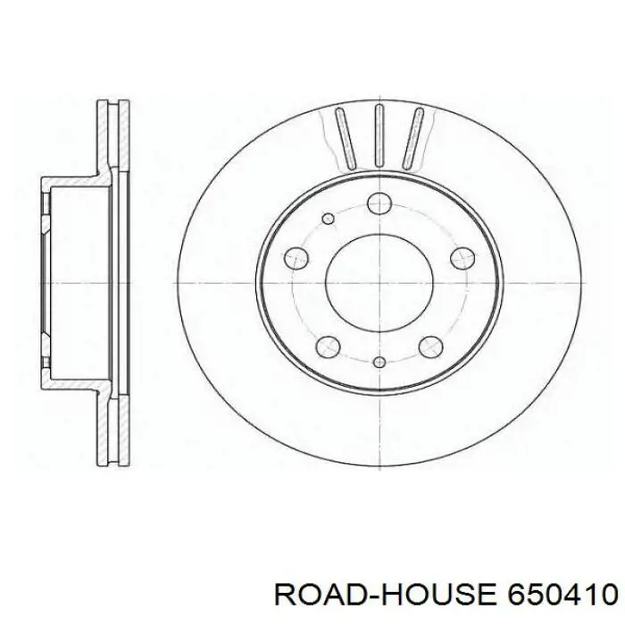 650410 Road House диск гальмівний передній