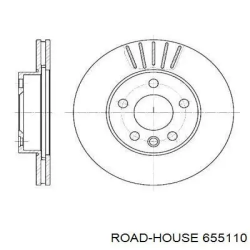 655110 Road House диск гальмівний передній