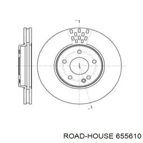 655610 Road House диск гальмівний передній
