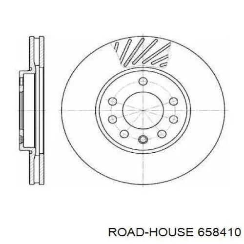 658410 Road House диск гальмівний передній
