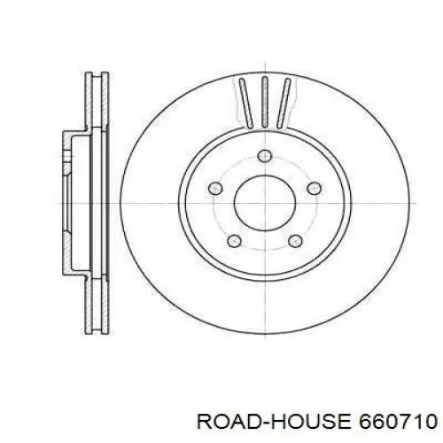 660710 Road House диск гальмівний передній