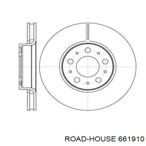 661910 Road House диск гальмівний передній