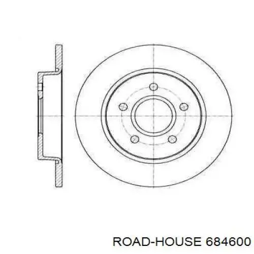 Гальмівні диски 684600 Road House