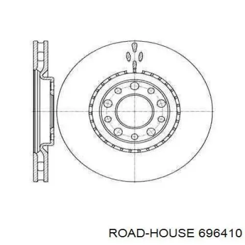 696410 Road House диск гальмівний передній