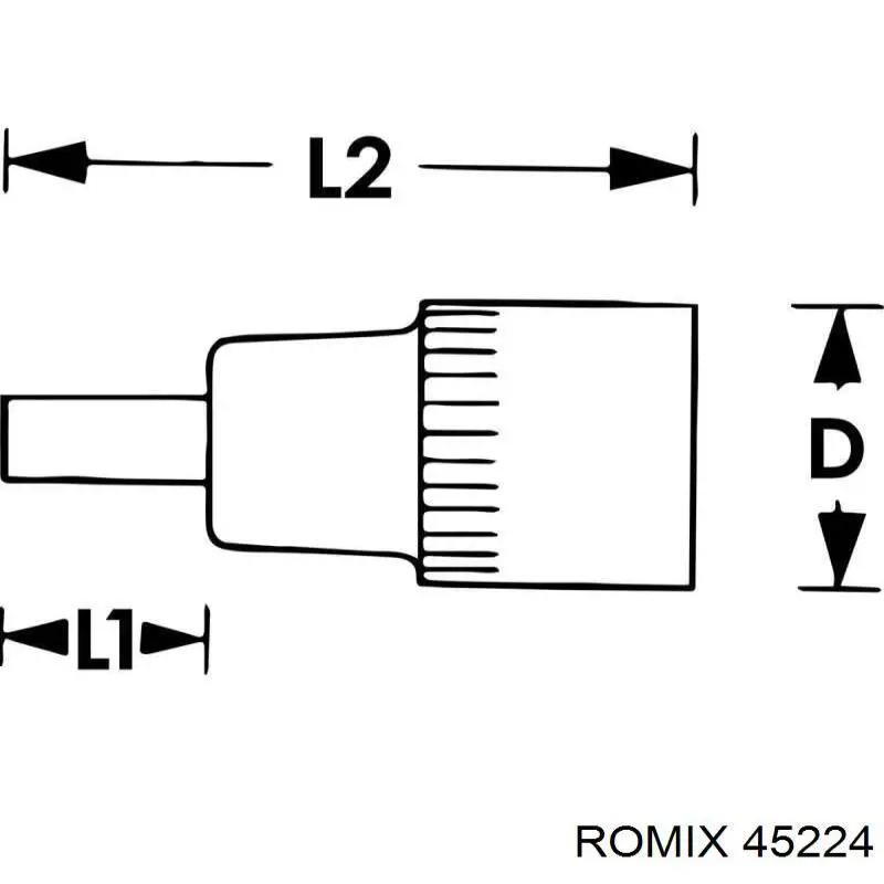 ROM45224 Romix Болт/гайка кріплення