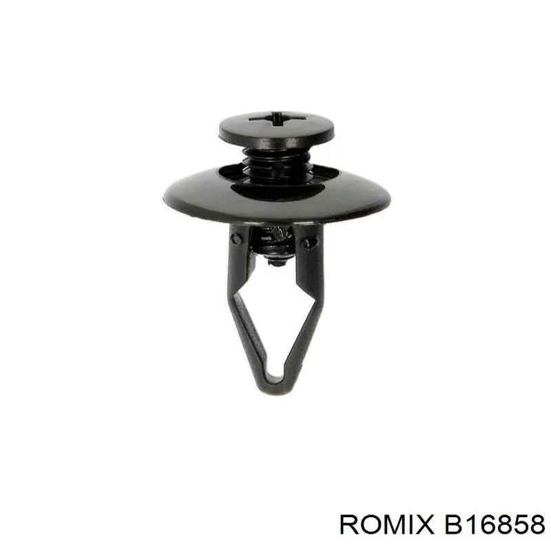 Пістон (кліп) кріплення підкрилки переднього крила B16858 Romix