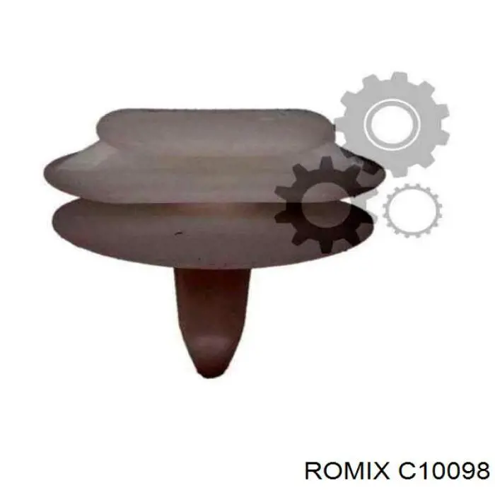C10098 Romix Кліпса (пістон) кріплення молдинга двері