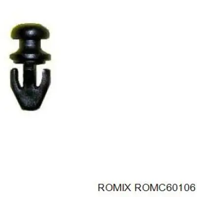 Кліпса (пістон) кріплення молдинга двері Romix ROMC60106 ціна, від 0.39 USD