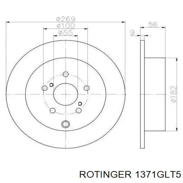 1371GLT5 Rotinger Дискові гальма