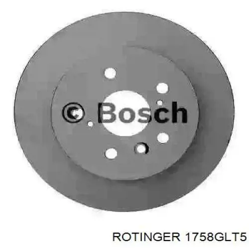 Задні дискові гальма Rotinger 1758GLT5 ціна, від 41.21 USD