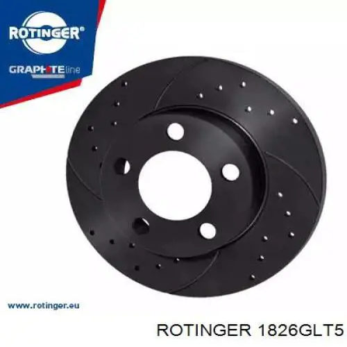 Купити 1826GLT5 Rotinger Диск заднього гальма