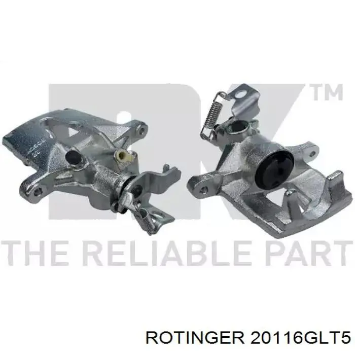 Диск гальмівний задній 20116GLT5 Rotinger