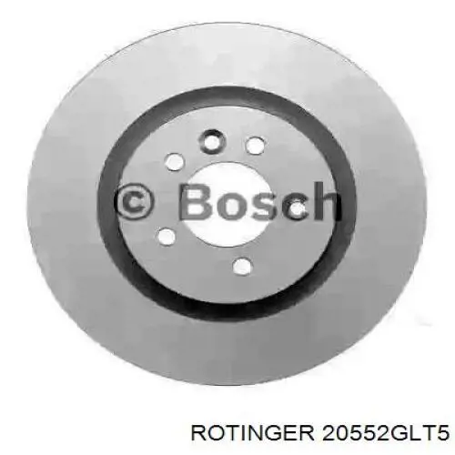Диск переднього гальма Rotinger 20552GLT5 ціна, від 92.89 USD