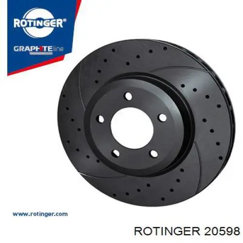 20598 Rotinger диск гальмівний передній