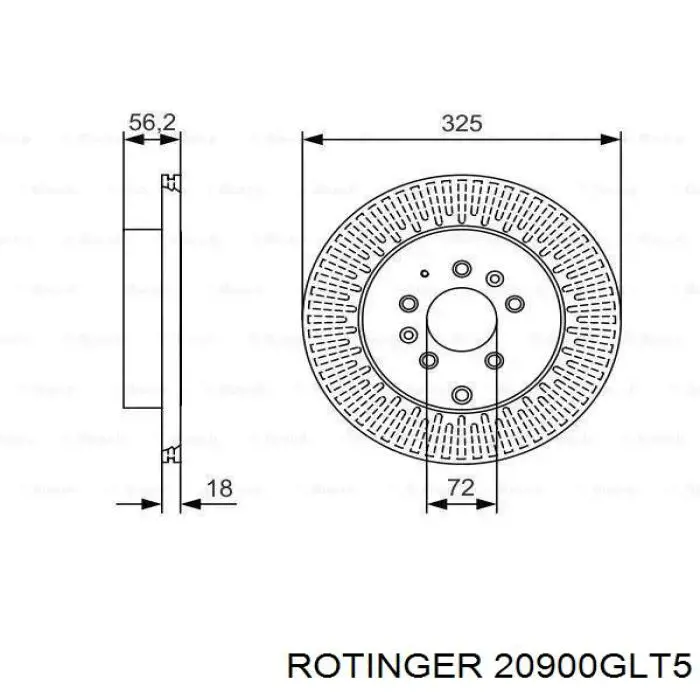 20900GLT5 Rotinger Дискові гальма
