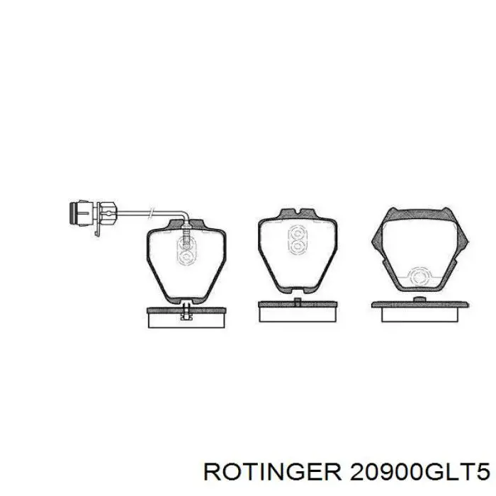 Гальмівні диски 20900GLT5 Rotinger