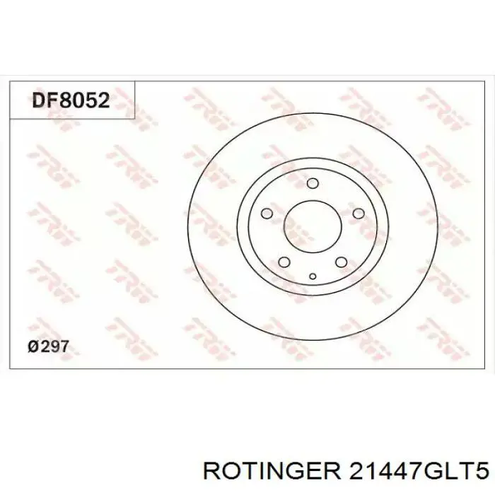 21447GLT5 Rotinger Гальмо дискове переднє