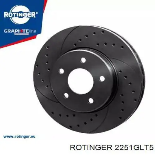 2251GLT5 Rotinger диск гальмівний передній