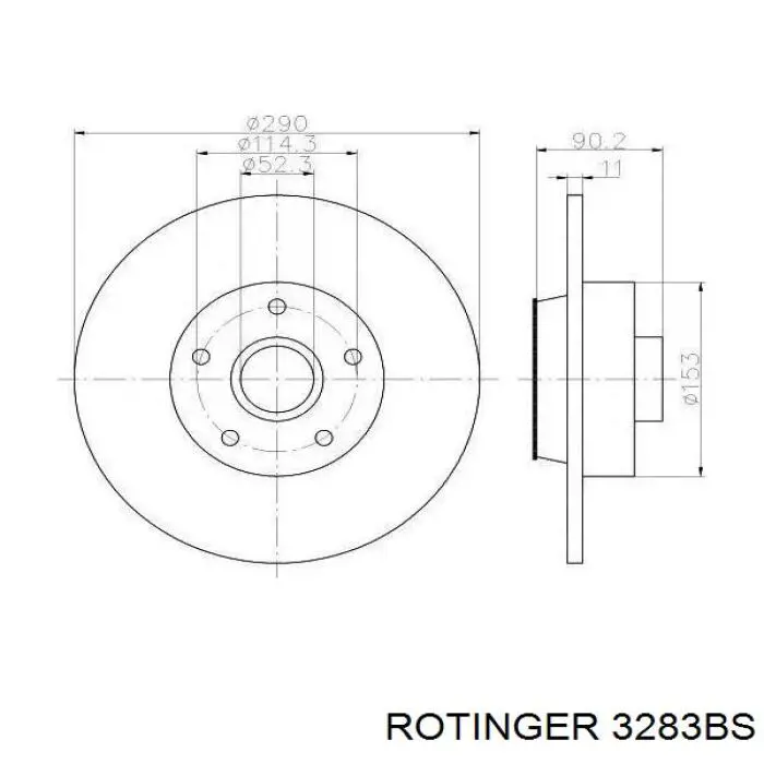 3283BS Rotinger Дискові гальма