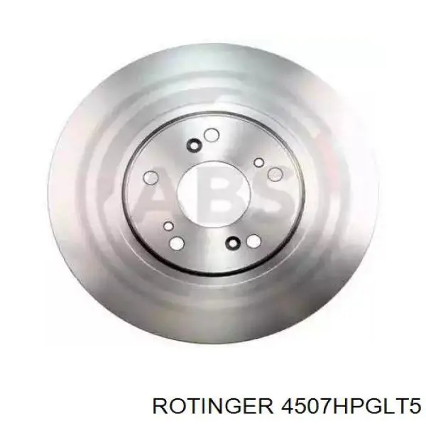 Диск переднього гальма Rotinger 4507HPGLT5 ціна, від 52.43 USD