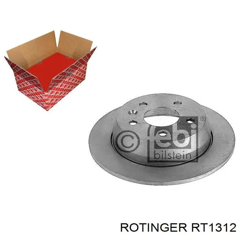 Диск гальмівний задній Rotinger RT1312