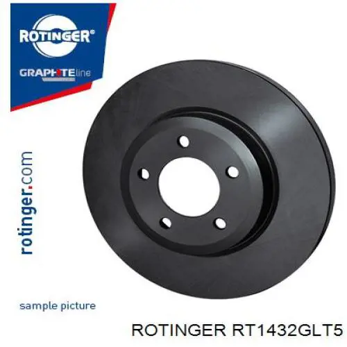 Задні дискові гальма Rotinger RT1432GLT5 ціна, від 33.68 USD