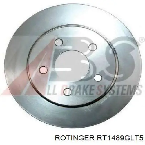 Диск гальмівний задній Rotinger RT1489GLT5