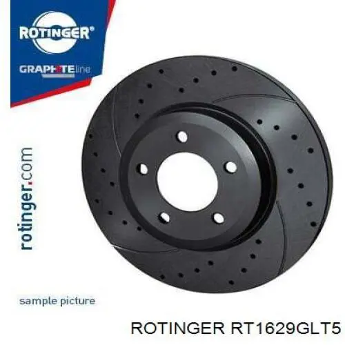 RT1629GLT5 Rotinger диск гальмівний задній