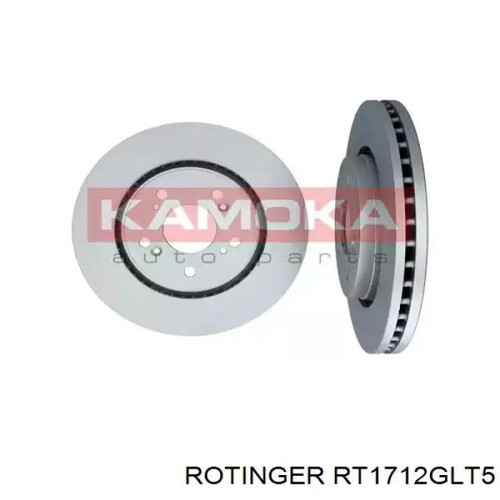 Диск гальмівний задній Rotinger RT1712GLT5