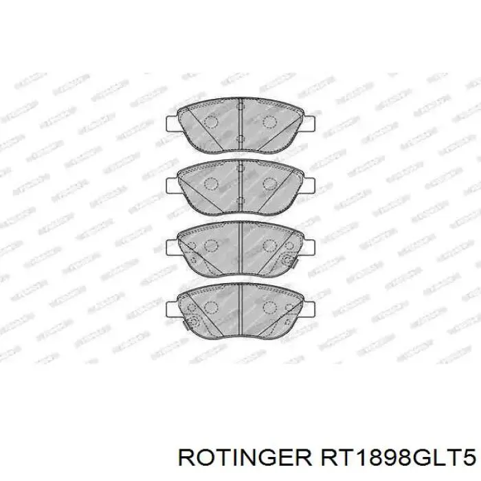 Купити RT1898GLT5 Rotinger Диск заднього гальма