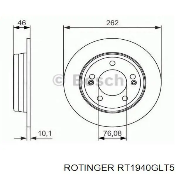 RT1940GLT5 Rotinger Дискові гальма