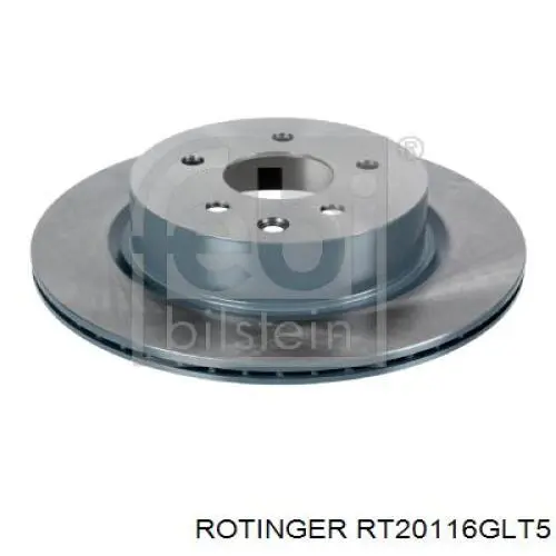 Купити RT20116GLT5 Rotinger Диск заднього гальма