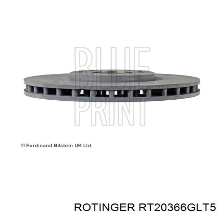 Диск переднього гальма Rotinger RT20366GLT5 ціна, від 52.14 USD