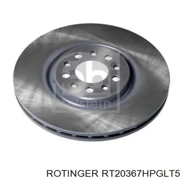 Диск переднього гальма Rotinger RT20367HPGLT5 ціна, від 40.40 USD