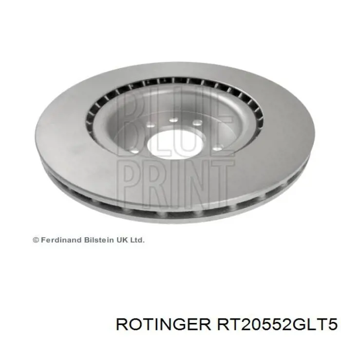 Диск переднього гальма Rotinger RT20552GLT5 ціна, від 92.58 USD