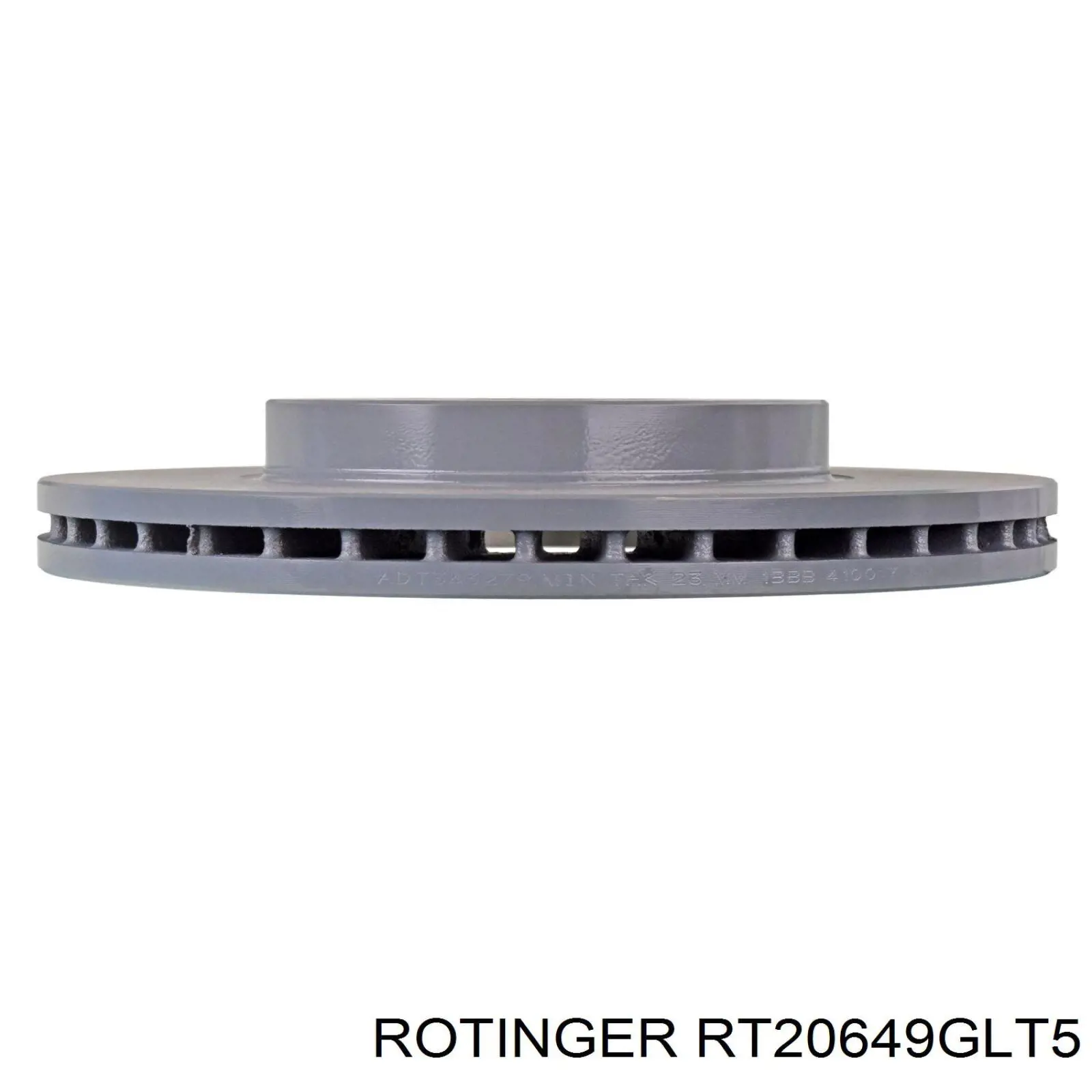 Диск гальмівний передній Rotinger RT20649GLT5