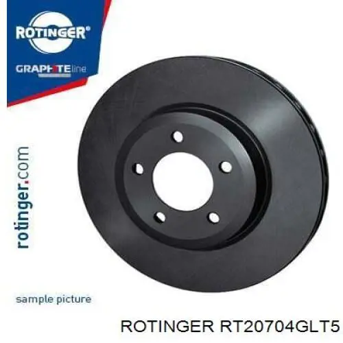 RT20704GLT5 Rotinger диск гальмівний передній