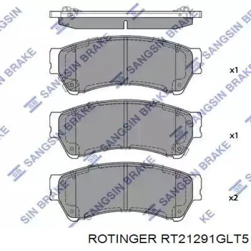 RT21291GLT5 Rotinger диск гальмівний передній