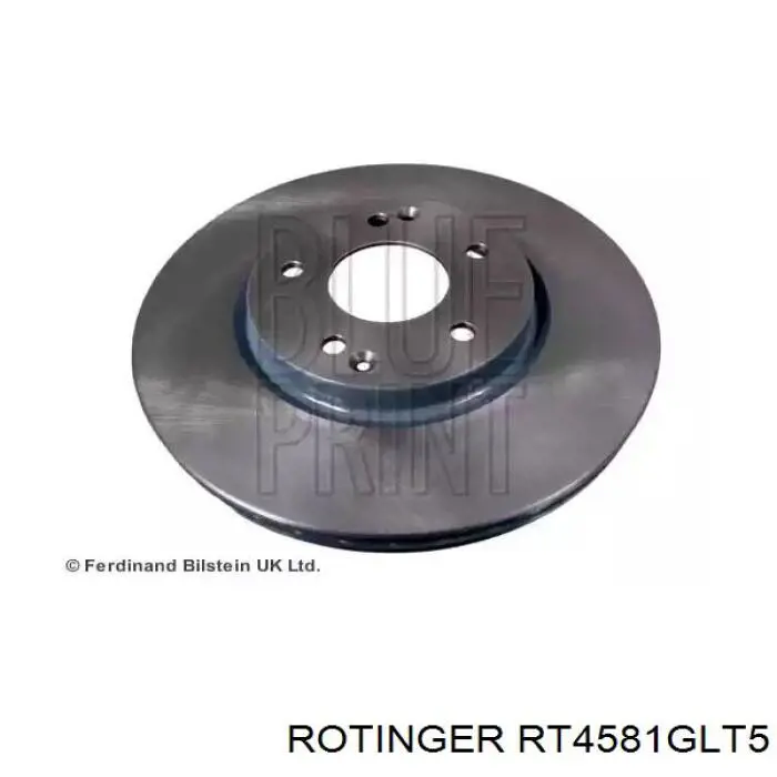 Гальмівні диски RT4581GLT5 Rotinger