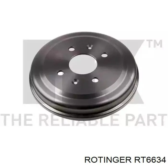 Барабан гальмівний задній Rotinger RT6634