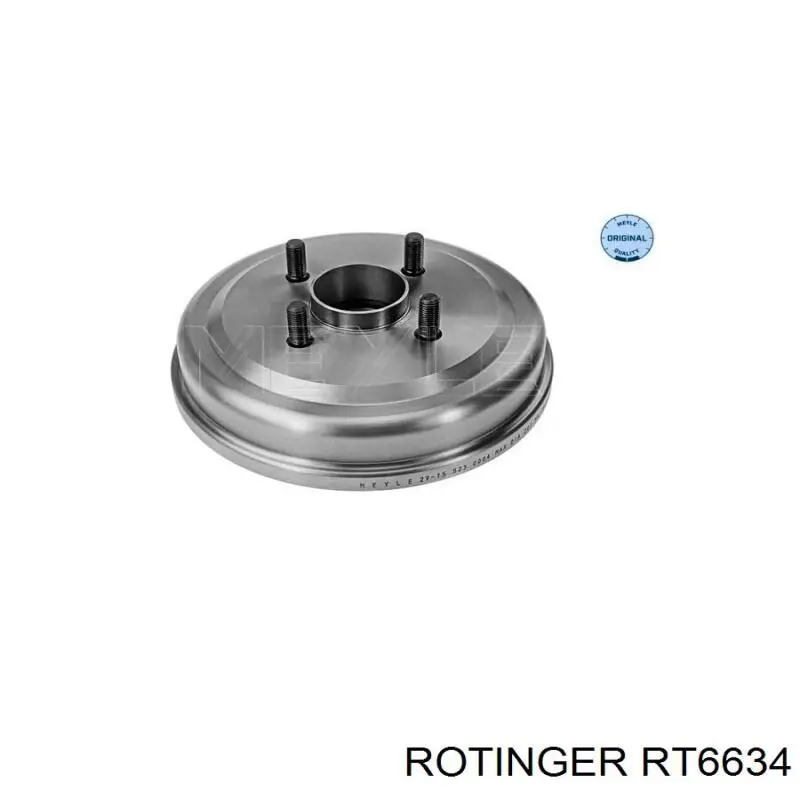 Барабан гальмівний задній RT6634 Rotinger